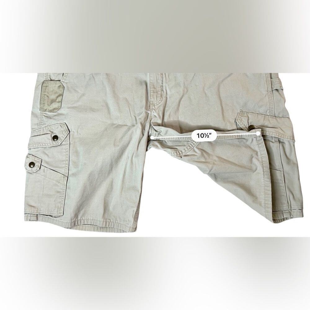 Carhartt B357 Big & Tall Khaki Tan Relaxed Fit Ripstop Cargo Work Shorts sz 44 - Picture 5 of 9